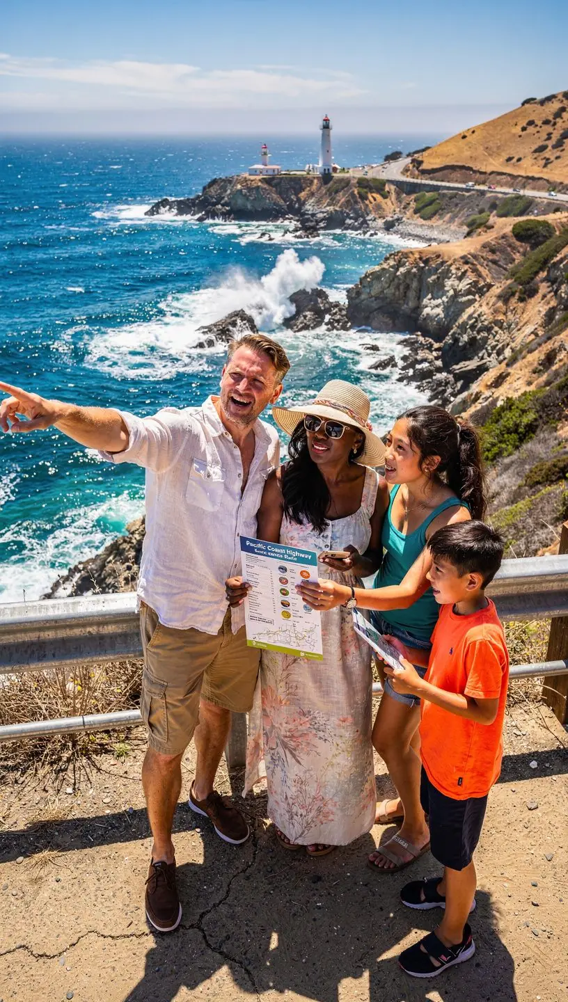 Widok na malowniczą trasę z panoramicznymi widokami na okolicę.